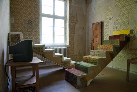 Installation view,&nbsp;12 Ballads For Huguenot House, dOCUMENTA (13), Kassel, Germany, 2012.